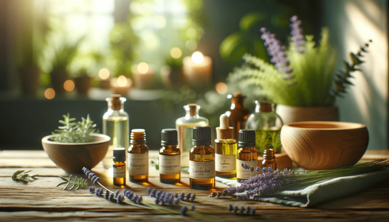 Óleos essenciais utilizados na aromaterapia