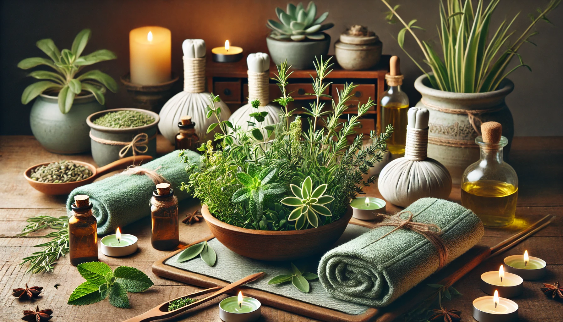 Ervas medicinais usadas em tratamentos naturais