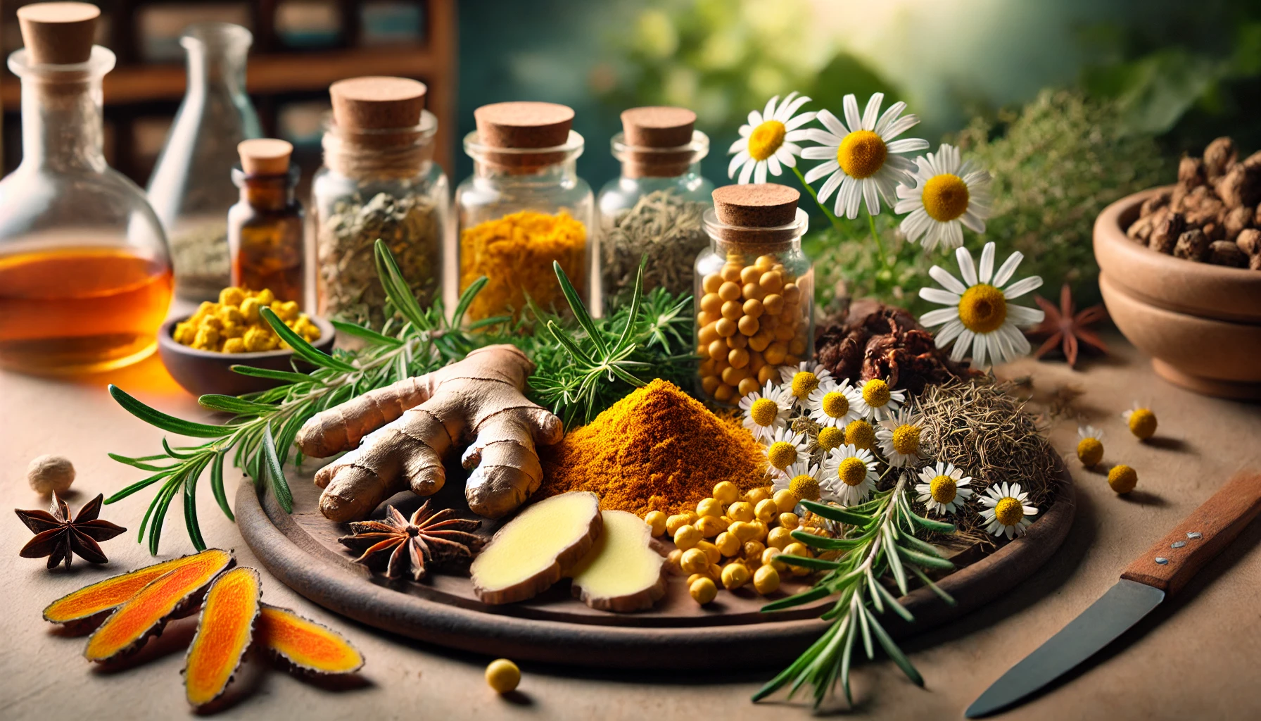 Quais são as principais ervas anti-inflamatórias?