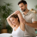 Alongamento terapêutico para beneficiar práticas de massagem e prevenir lesões