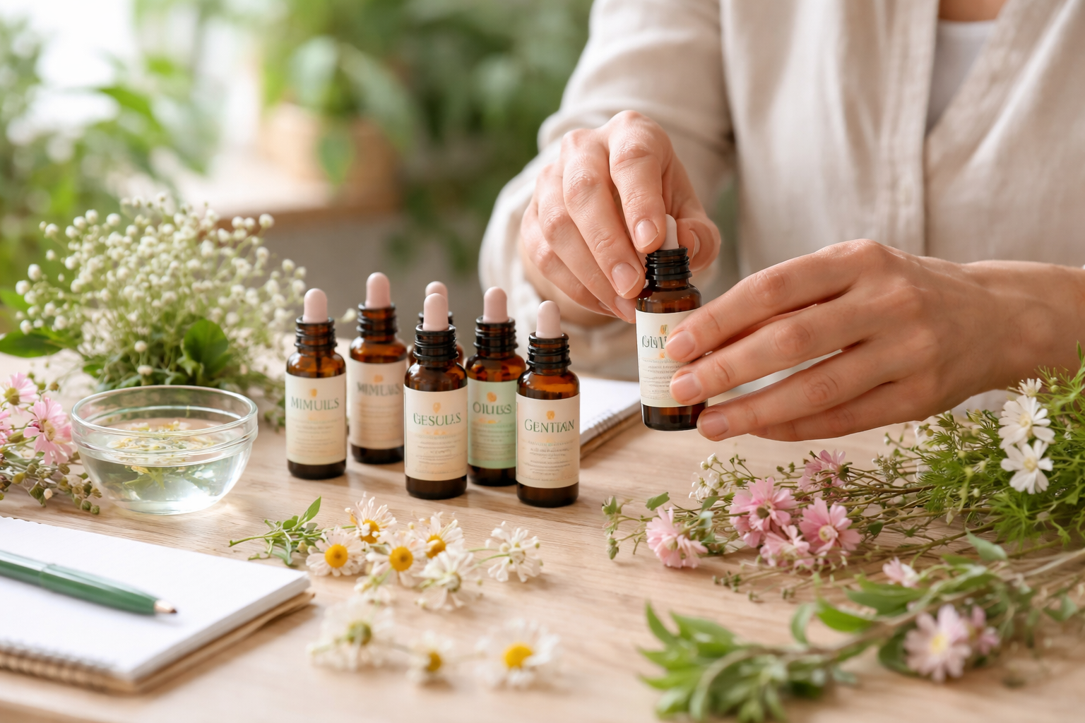 Terapia floral personalisada: como individualizar o uso de Florais na naturologia