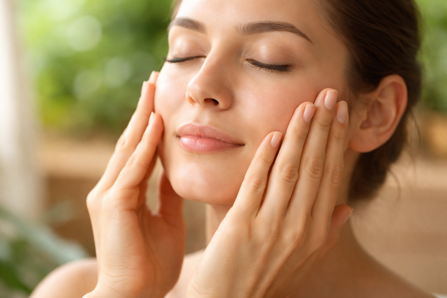 Automassagem facial para melhorar circulação e viço da pele